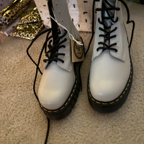 Doc Martin platform leather boots - Picture 3 of 4